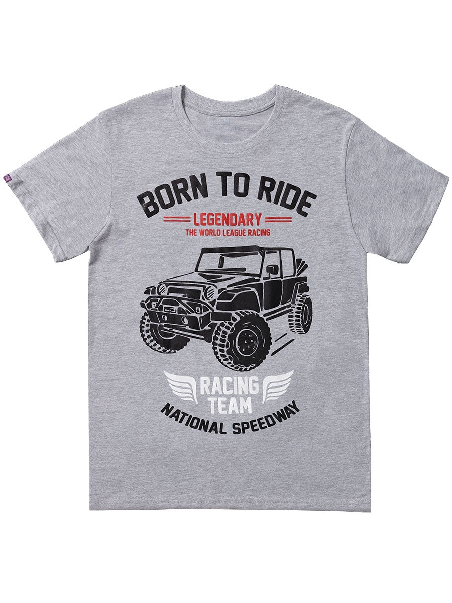 фото Футболка мужская born to ride athletic pro. серая m