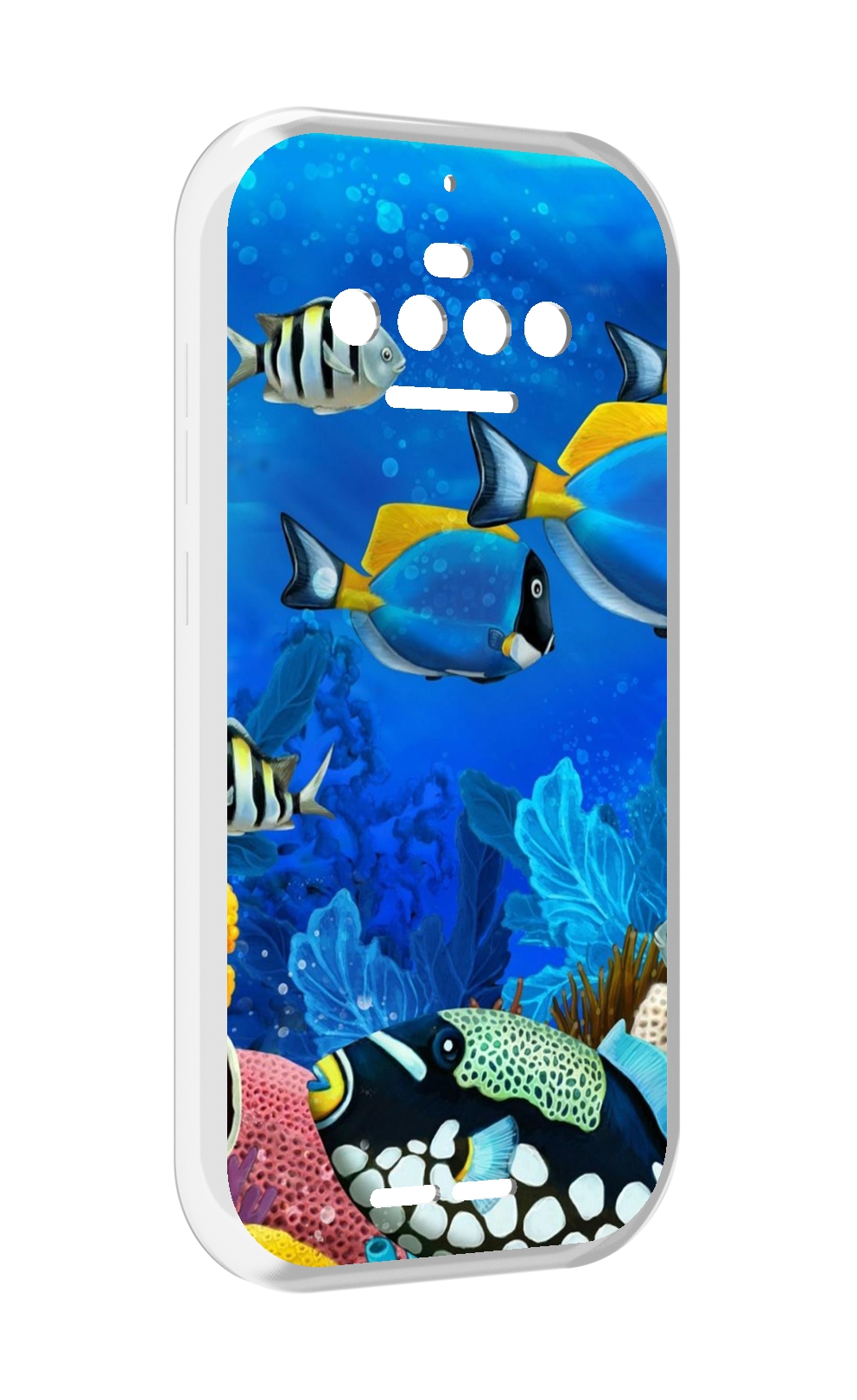 

Чехол MyPads Рыбки для Oukitel F150 R2022, Прозрачный, Tocco