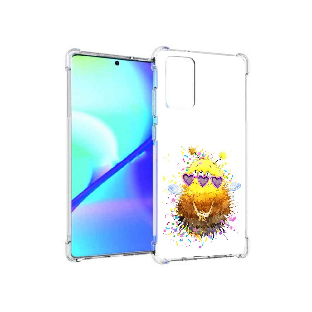 

Чехол MyPads Tocco для Samsung Galaxy Note 20 Пушитый шмель (PT152536.527.143), Прозрачный, Tocco
