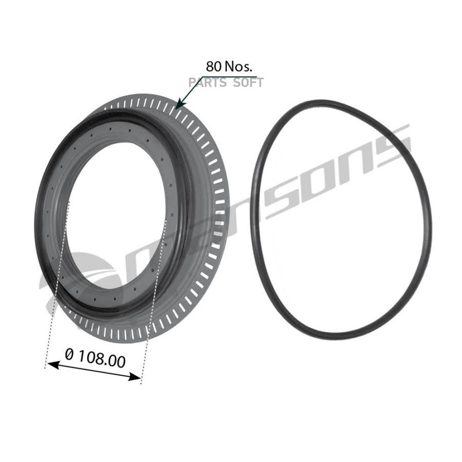 Gr170 ремкомплект Ступицы Сальник С Abs 107.5x153/185x20 (Мр) + Упл. Кольцо Smb Mansons ар