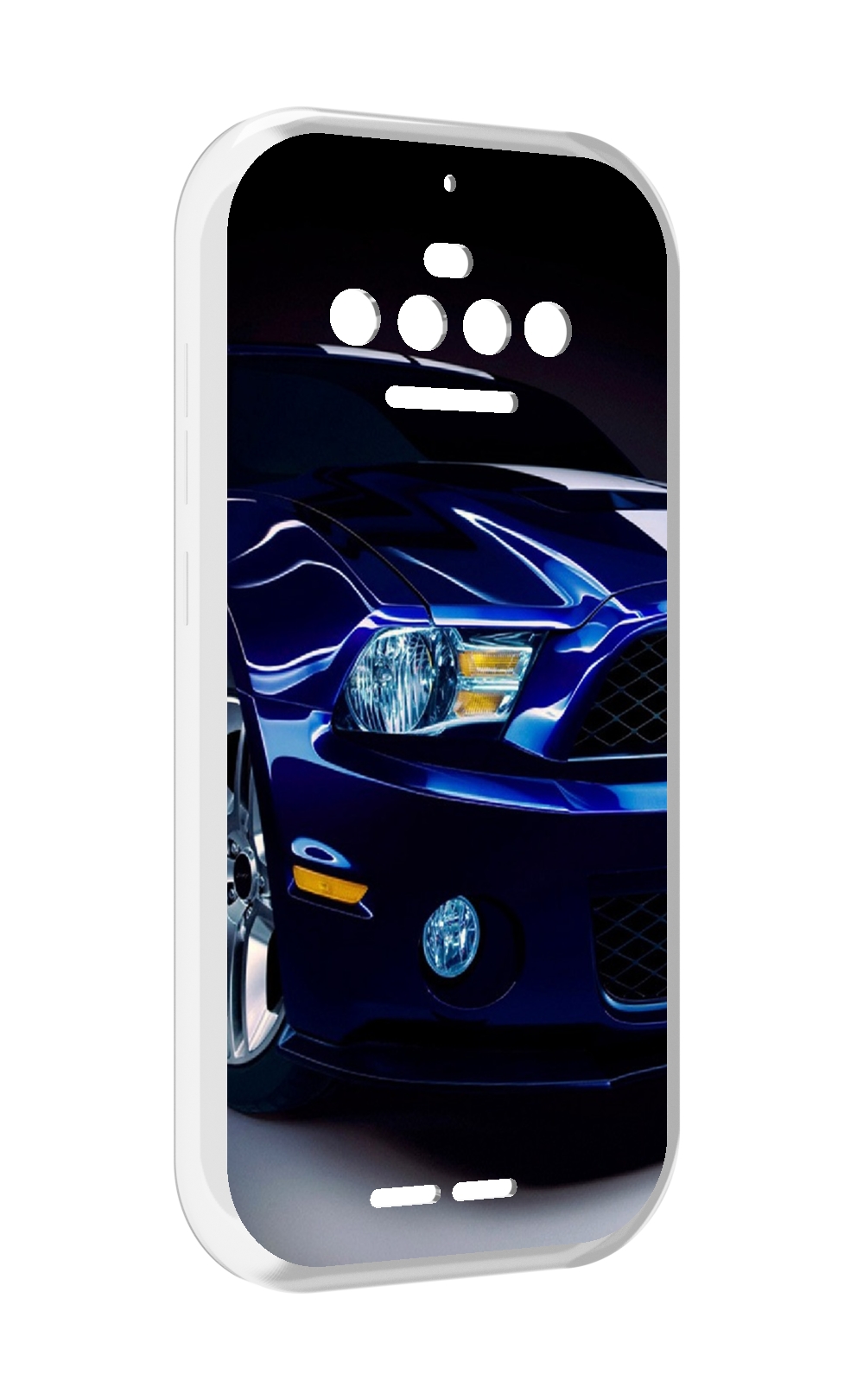 

Чехол MyPads Синяя-машина для Oukitel F150 R2022, Прозрачный, Tocco