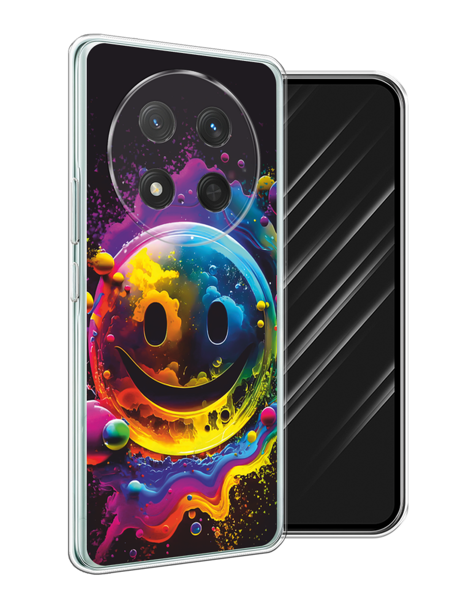 

Чехол Awog на Honor X9C/X60 Pro "Кислотный смайл", Фиолетовый;желтый;синий, 6125350-1