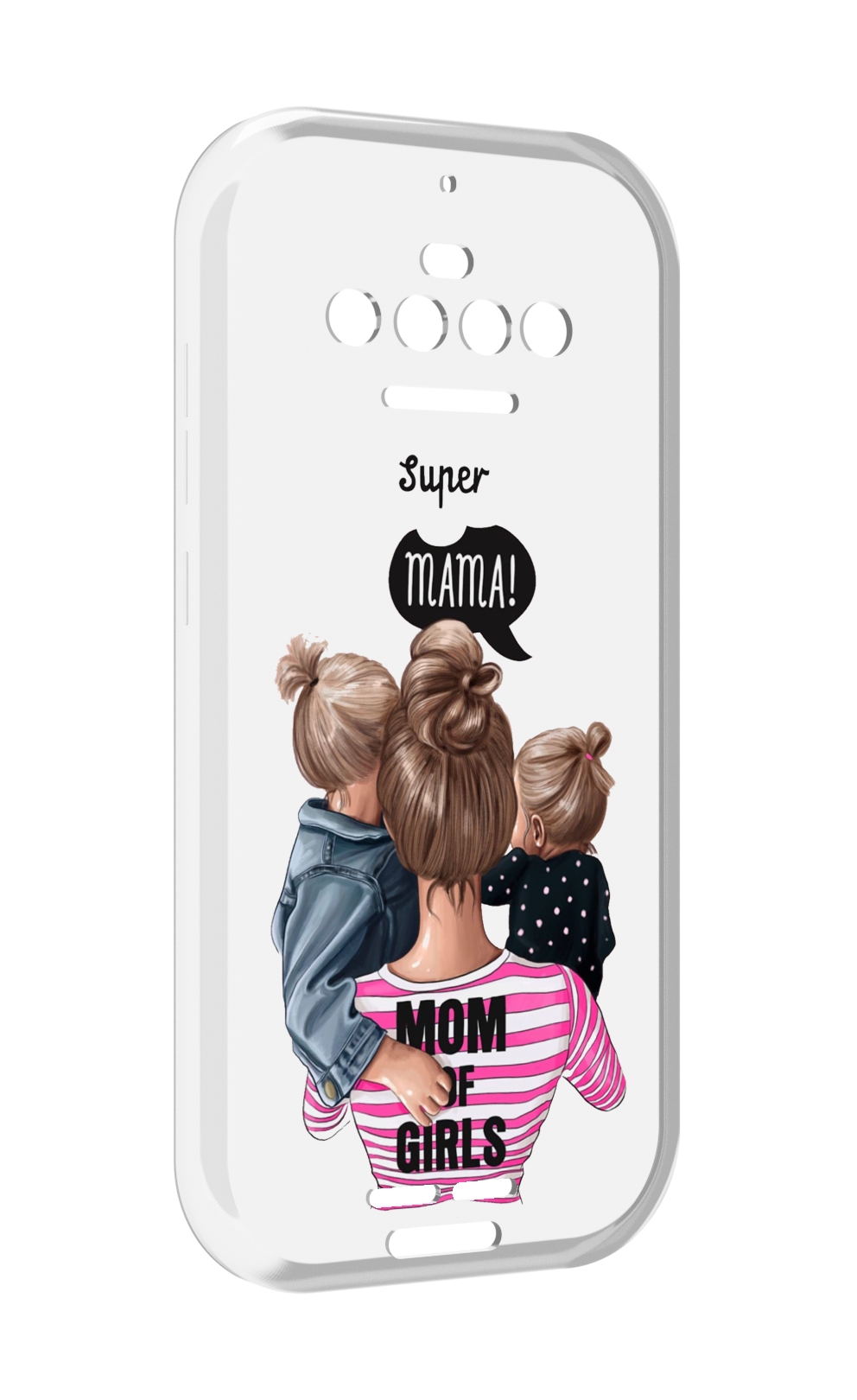 

Чехол MyPads Супер-мама-2 женский для Oukitel F150 R2022, Прозрачный, Tocco