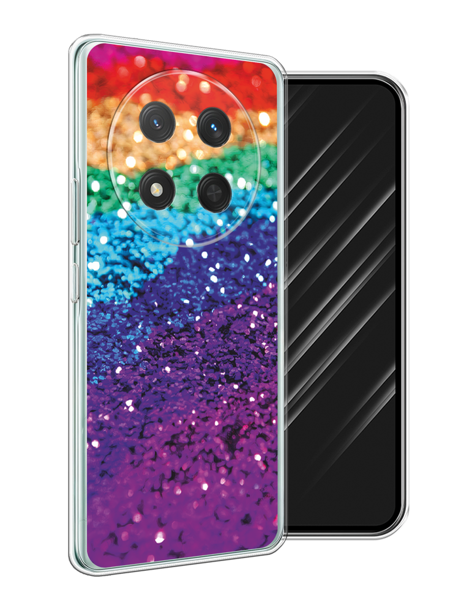 

Чехол Awog на Honor X9C/X60 Pro "Блестящая радуга рисунок", Разноцветный, 6125350-1