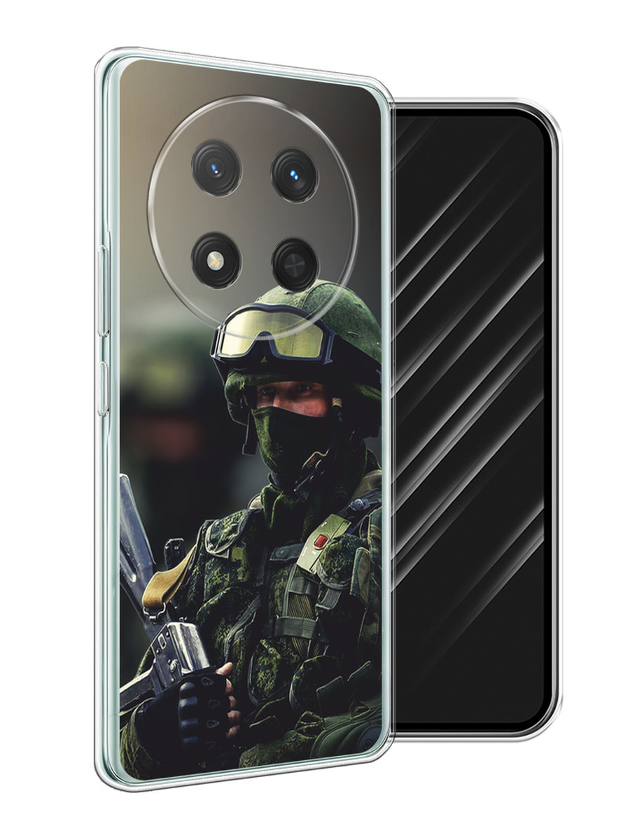 

Чехол Awog на Honor X9C/X60 Pro "Солдат", Зеленый;серый, 6125350-1
