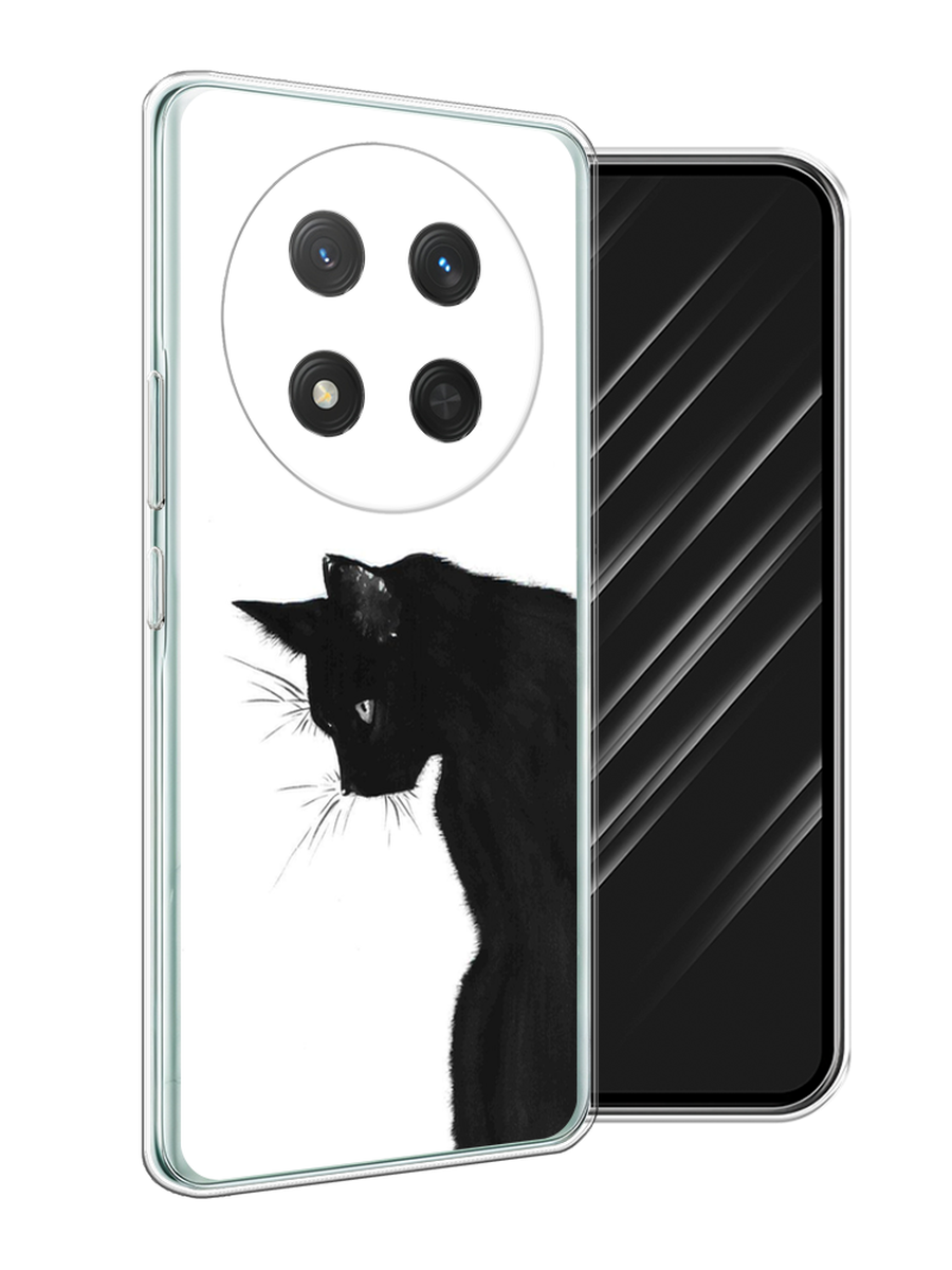 

Чехол Awog на Honor X9C/X60 Pro "Black cat", Черный;белый, 6125350-1