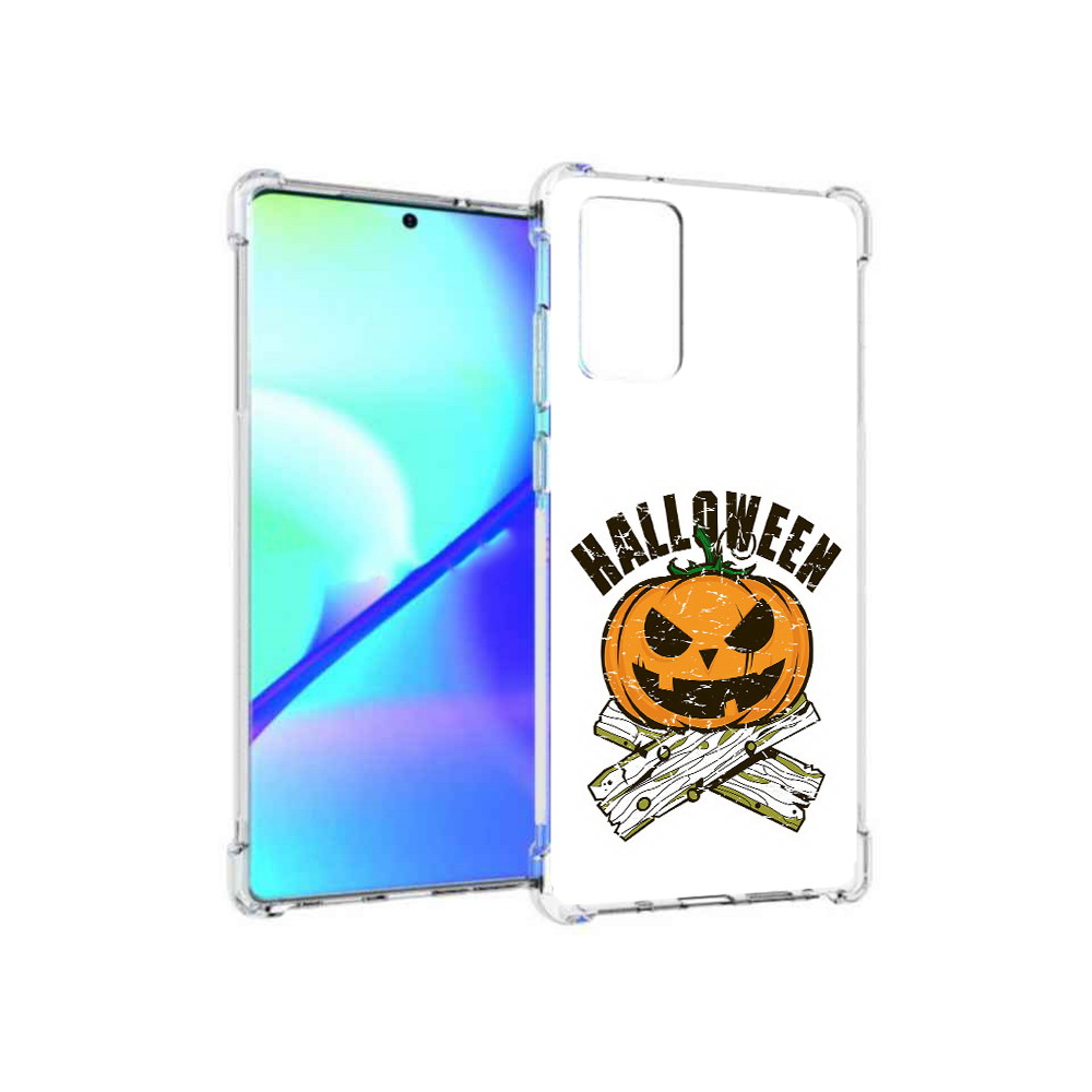 

Чехол MyPads Tocco для Samsung Galaxy Note 20 Хэллоуин доски тыква (PT152536.527.194), Прозрачный, Tocco