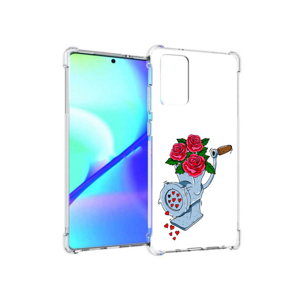 Чехол MyPads Tocco для Samsung Galaxy Note 20 Цветочные сердца (PT152536.527.199)