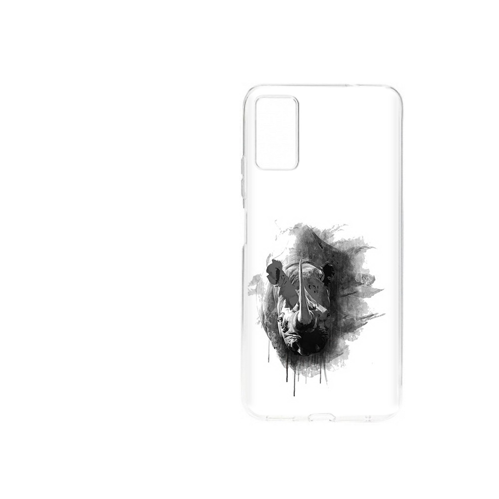 Чехол MyPads Tocco для ZTE Blade A71 (2021) носорог (PT226945.474.523)