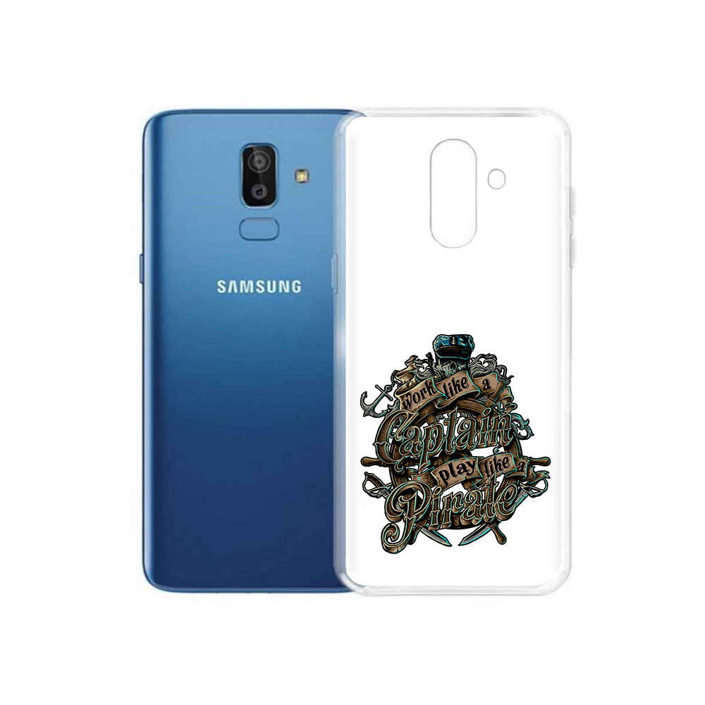 

Чехол MyPads Tocco для Samsung Galaxy J8 капитан пиратов (PT226929.592.385), Прозрачный, Tocco