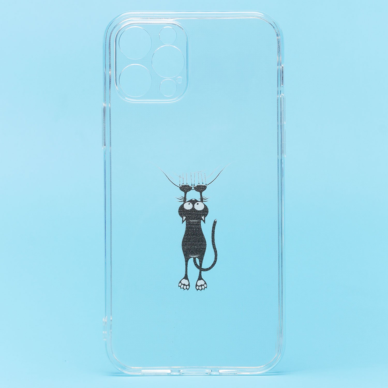 

Чехол iPhone 12 Pro силиконовый (рис. 270/001), Прозрачный, iPhone 12 Pro