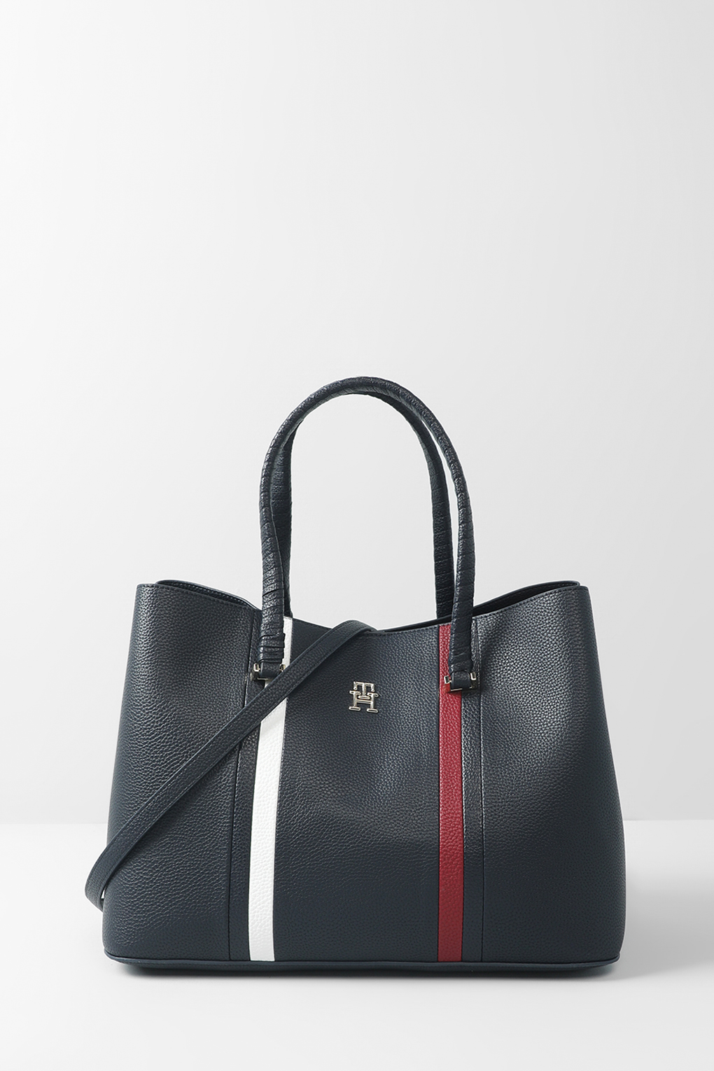 

Сумка тоут женская Tommy Hilfiger AW0AW15117 синяя, Синий, AW0AW15117
