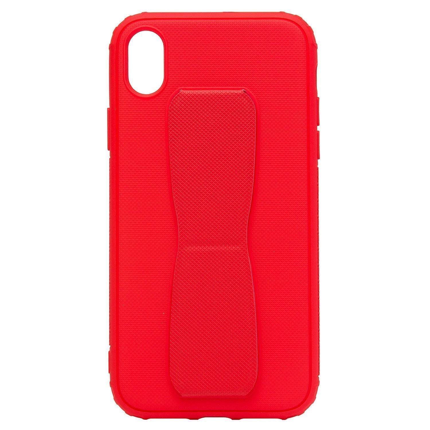 

Чехол iPhone XR пластиковый с подставкой и магнитом <красный>, iPhone XR