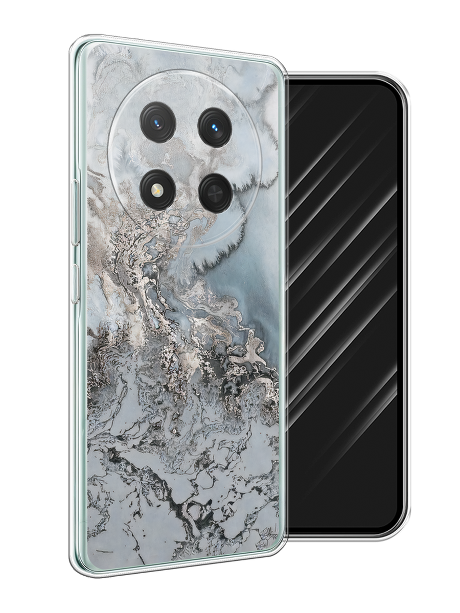 

Чехол Awog на Honor X9C/X60 Pro "Морозная лавина серая", Серый;серебристый, 6125350-1