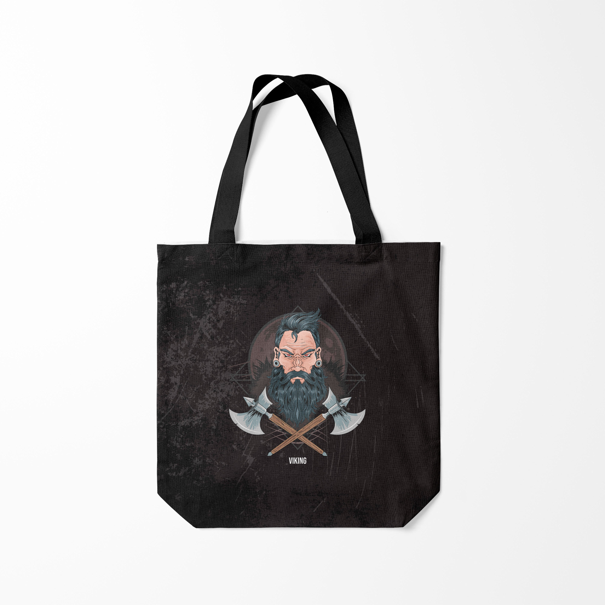 

Сумка шoппер унисекс Burnettie Viking, черный, Viking