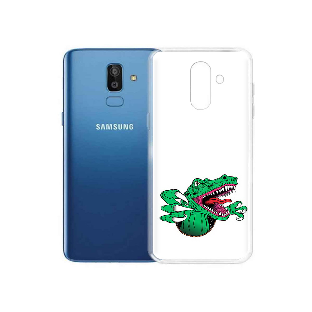 

Чехол MyPads Tocco для Samsung Galaxy J8 крокодил (PT226929.592.417), Прозрачный, Tocco