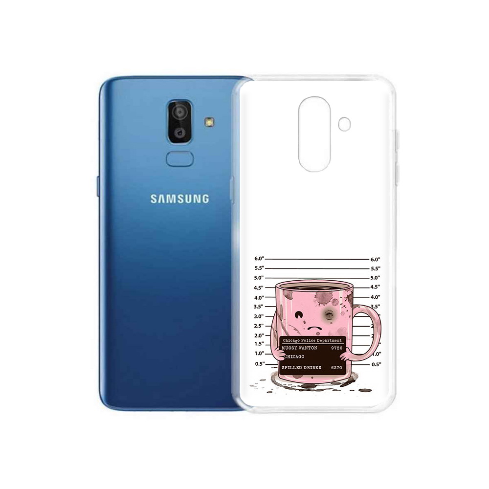 

Чехол MyPads Tocco для Samsung Galaxy J8 кружка (PT226929.592.420), Прозрачный, Tocco