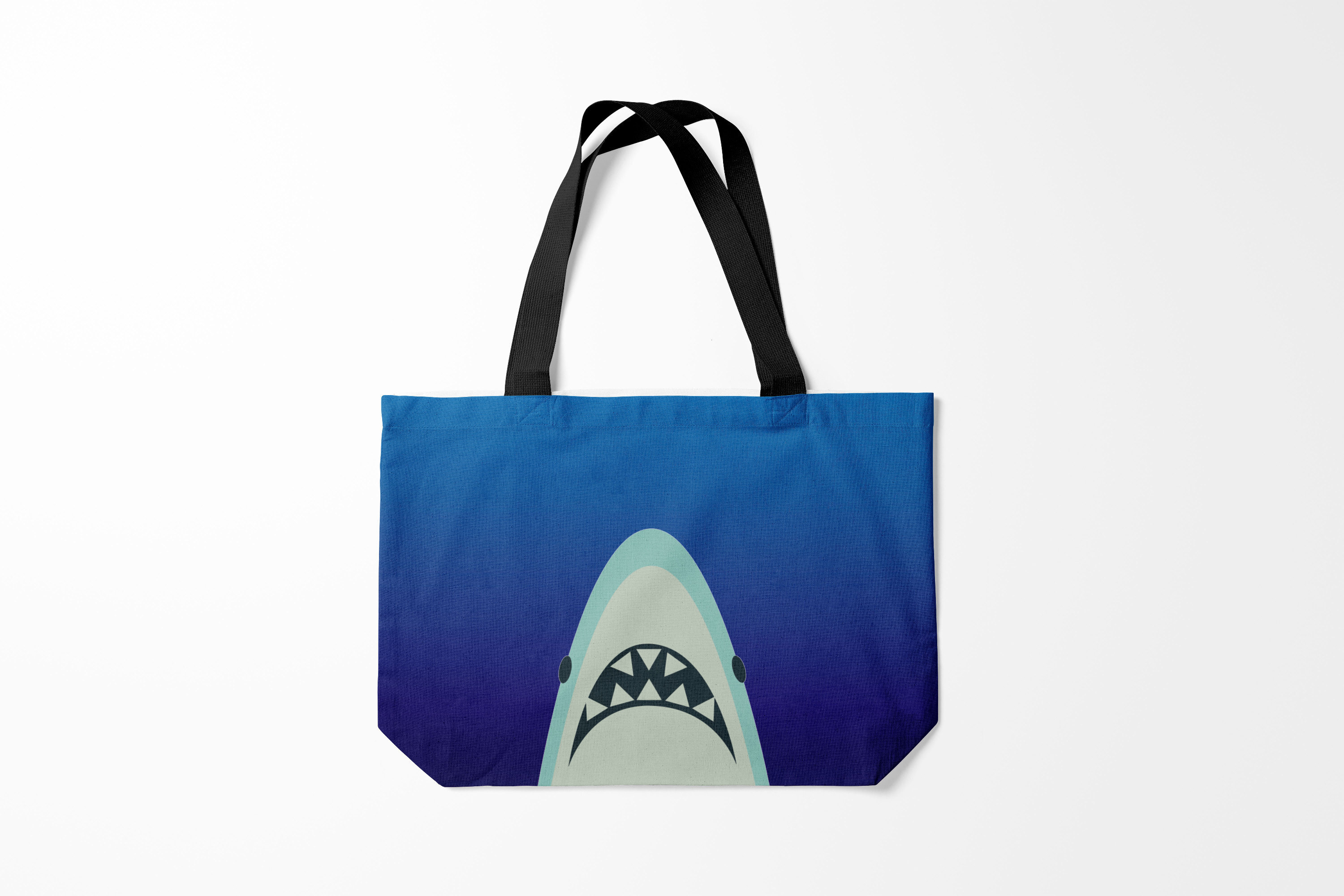 

Сумка шoппер унисекс Burnettie Акулы IKEA Shark, синий, Акулы IKEA Shark