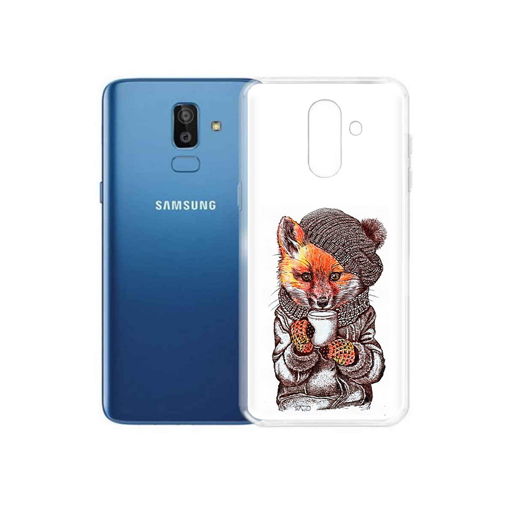 

Чехол MyPads Tocco для Samsung Galaxy J8 лиса в шапке (PT226929.592.437), Tocco
