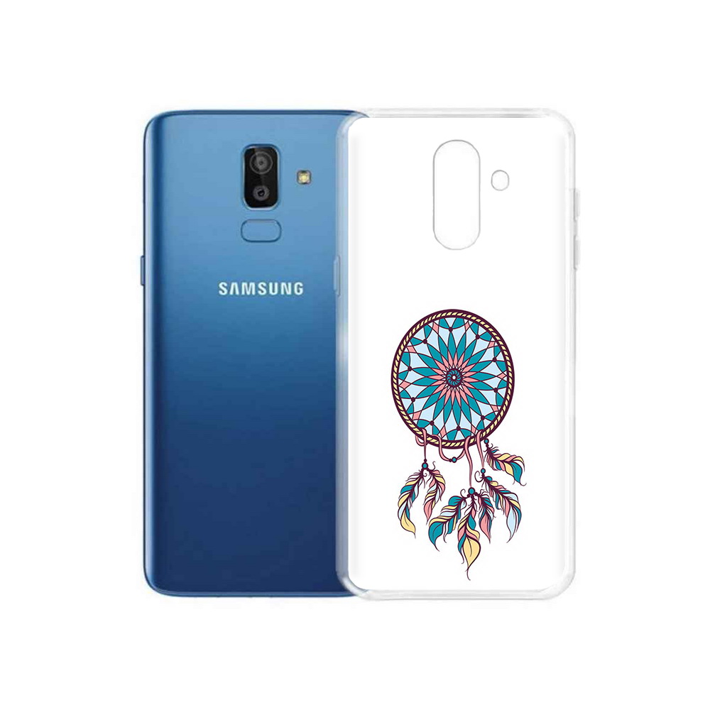 

Чехол MyPads Tocco для Samsung Galaxy J8 ловец снов синий (PT226929.592.443), Прозрачный, Tocco