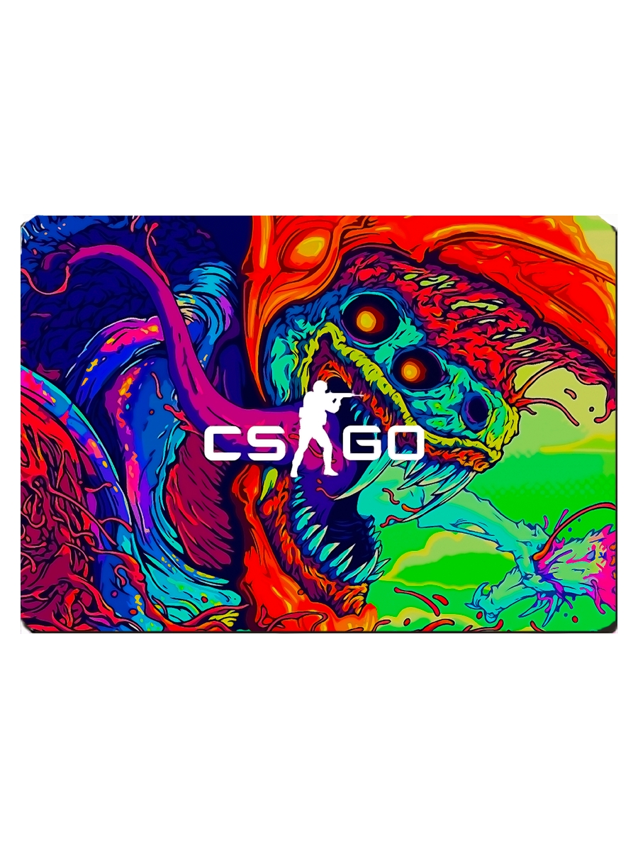 фото Коврик для мыши cs go, hyper beast drabs