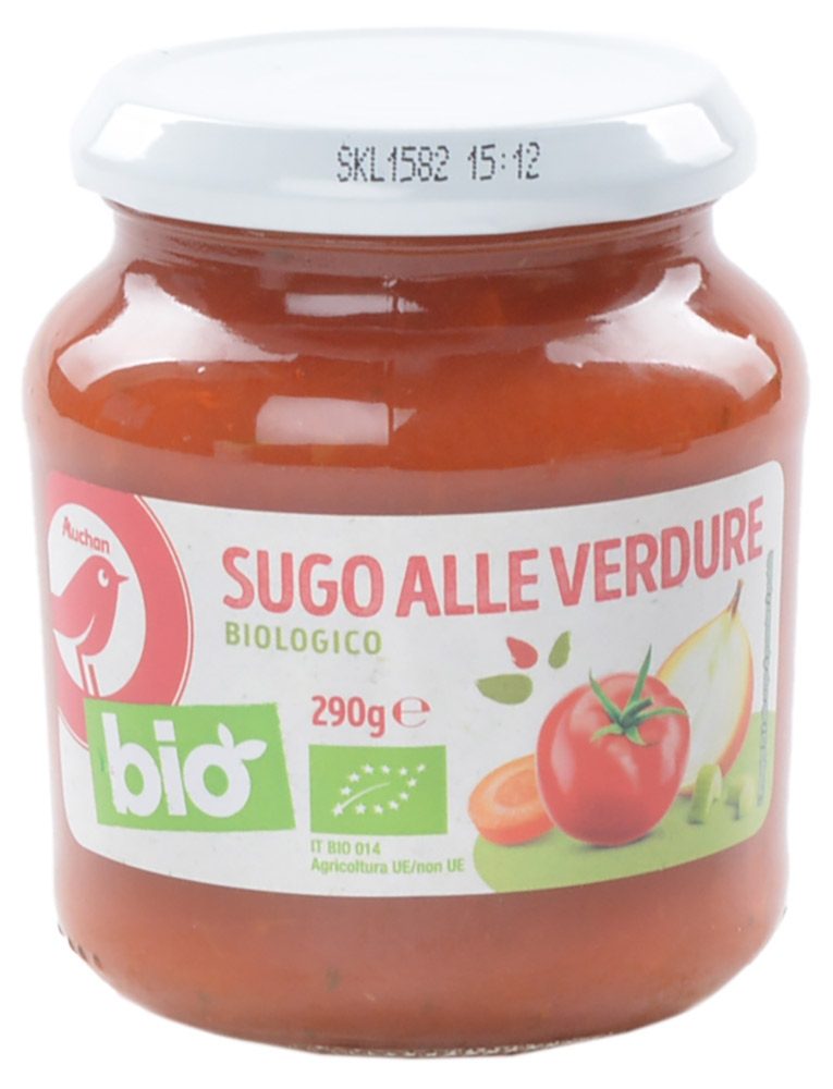 

Соус Auchan томатный с овощами 290 г