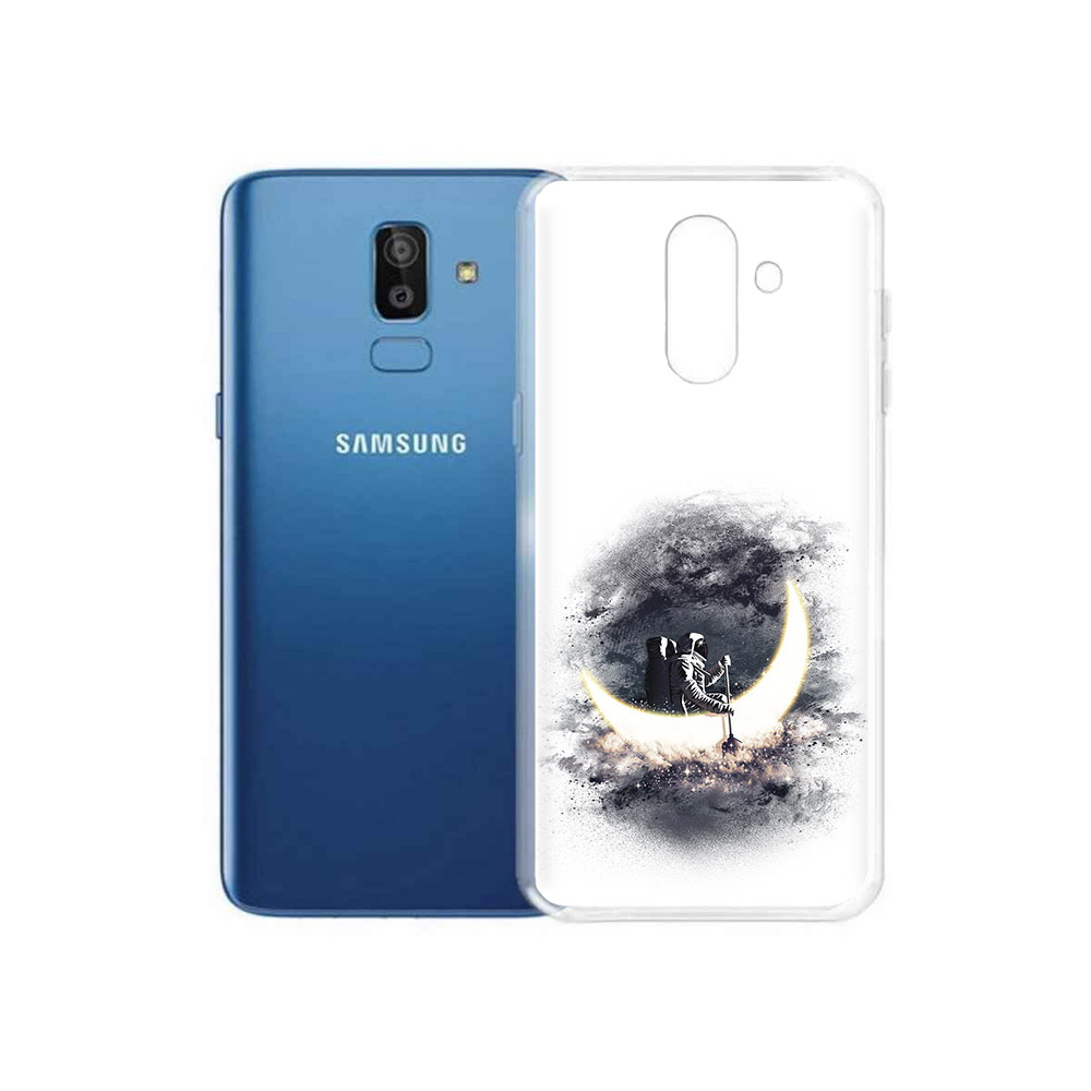 

Чехол MyPads Tocco для Samsung Galaxy J8 лунный путешественник (PT226929.592.448), Прозрачный, Tocco
