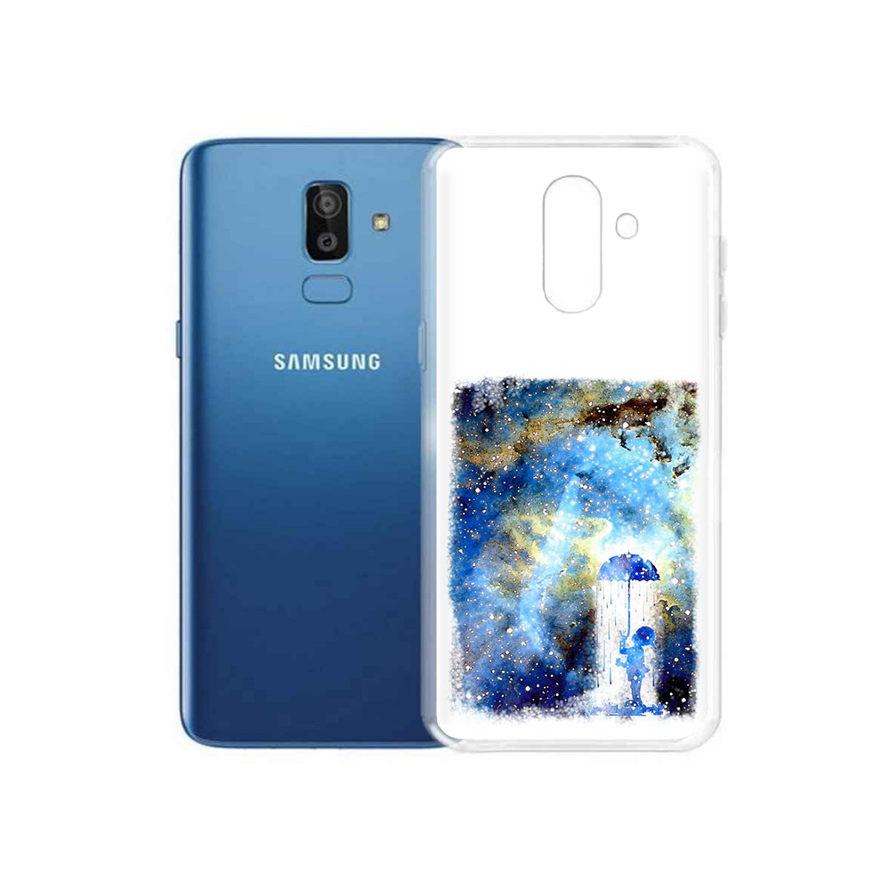 

Чехол MyPads Tocco для Samsung Galaxy J8 мальчик в небе (PT226929.592.455), Прозрачный, Tocco
