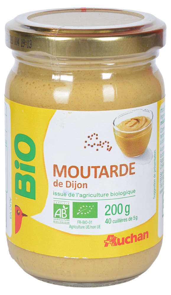 

Горчица АШАН Красная птица Bio дижонская 200 г