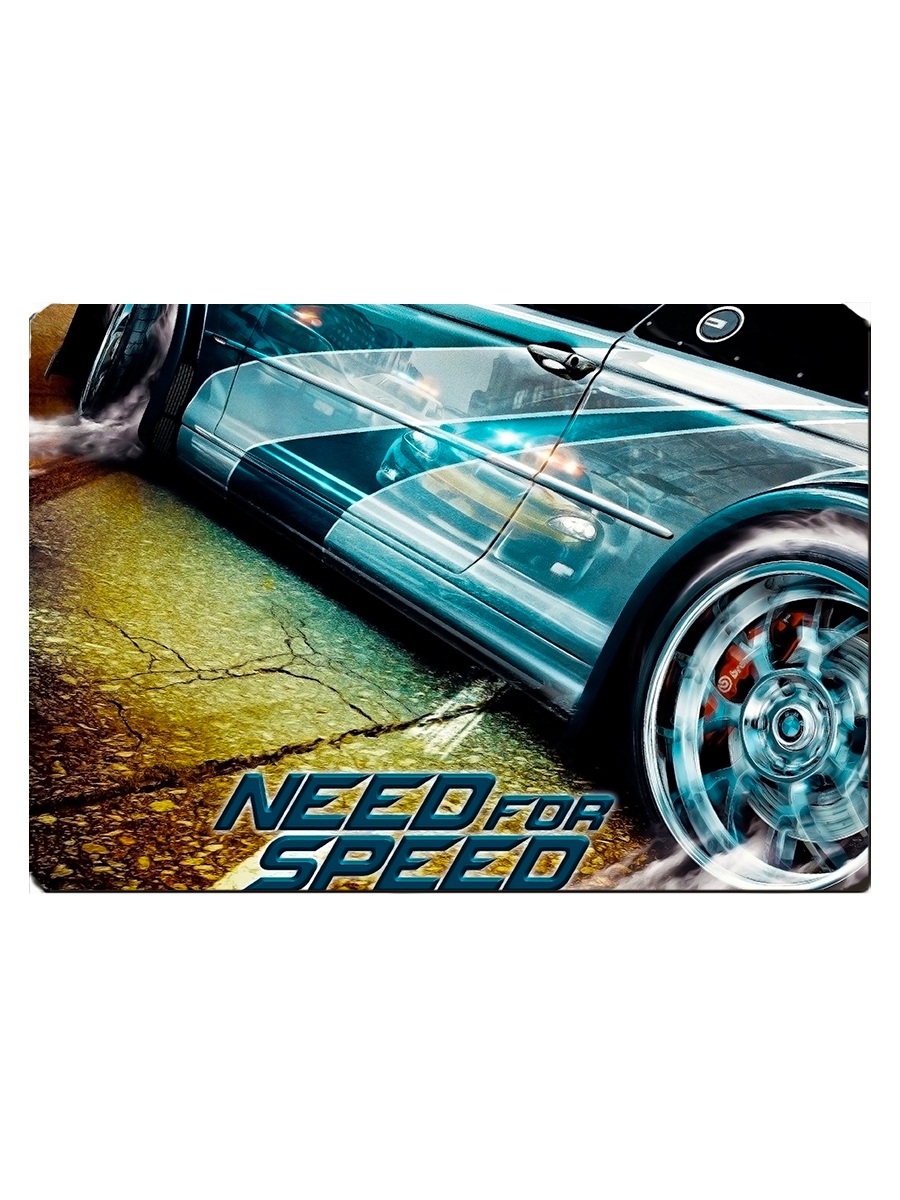 фото Коврик для мыши need for speed серая машина drabs