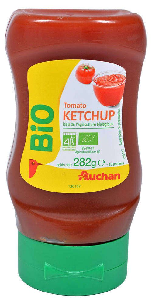 

Кетчуп Auchan Biо томатный 282 г