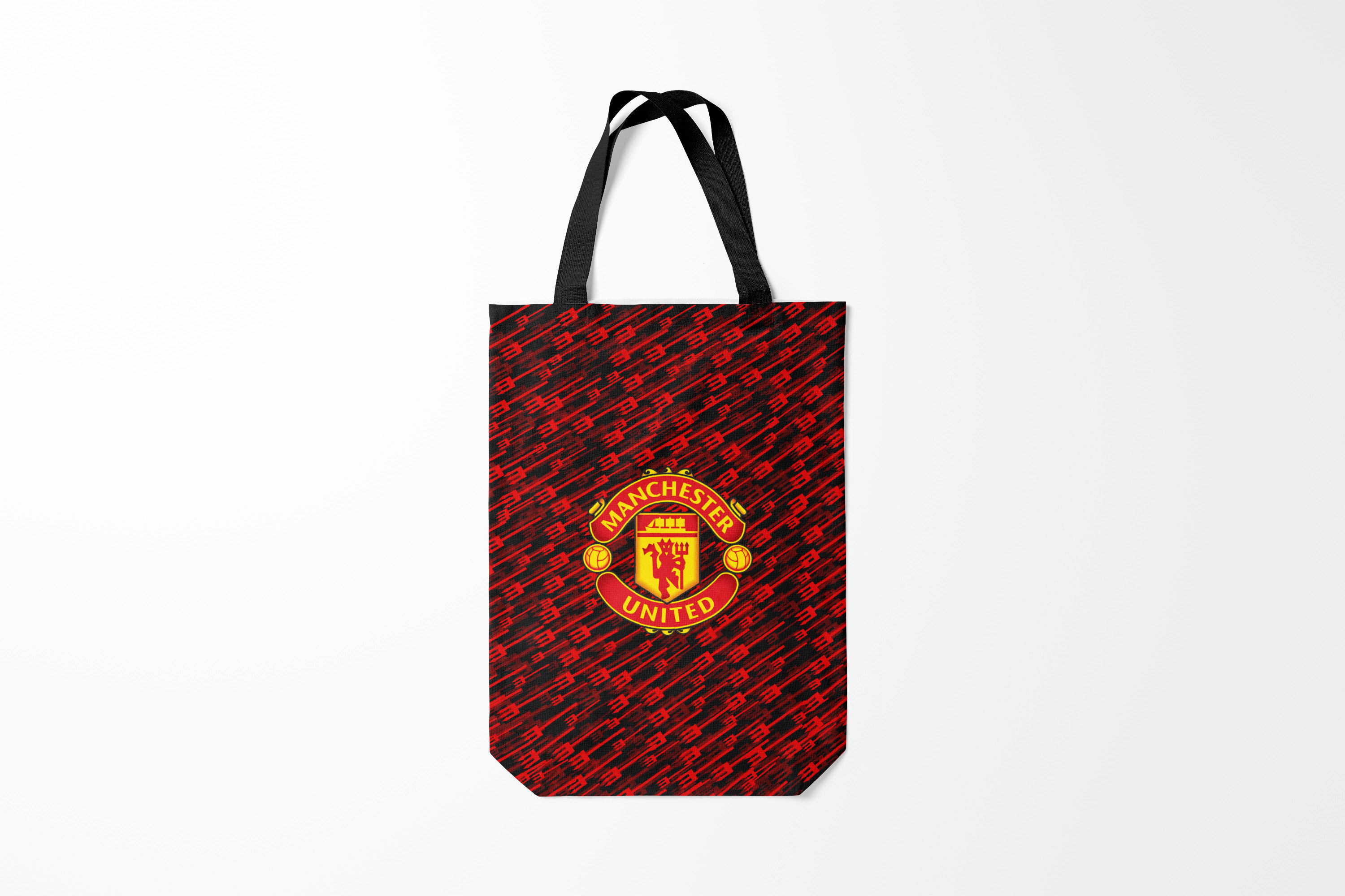 

Сумка шoппер унисекс Burnettie Manchester United F.C.M.U, черный; красный, Manchester United F.C.M.U