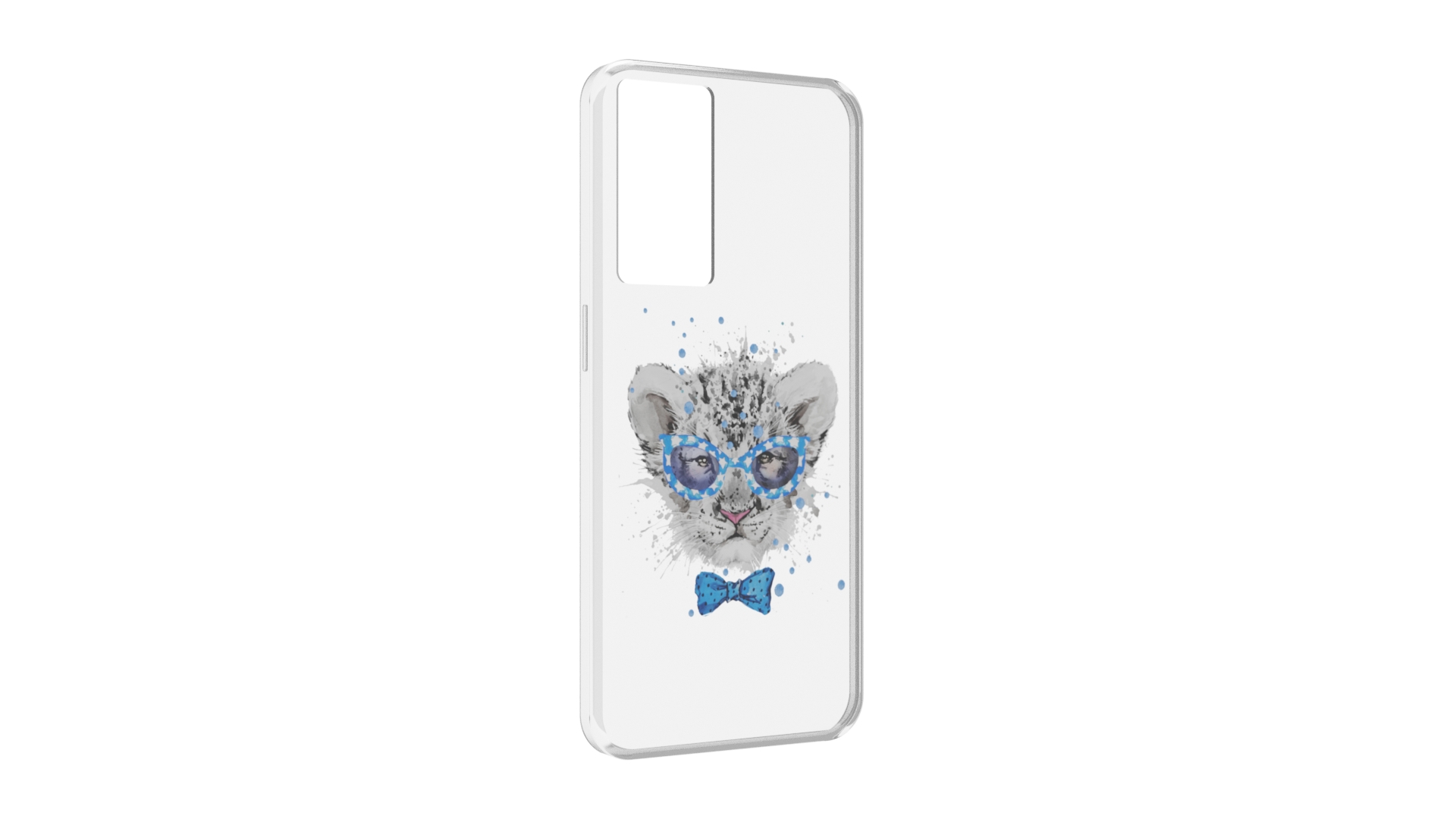

Чехол MyPads тигренок с бабочкой для OPPO A96 5G / Reno7 Lite / Reno 7Z / F12 Pro 5G, Прозрачный, Tocco