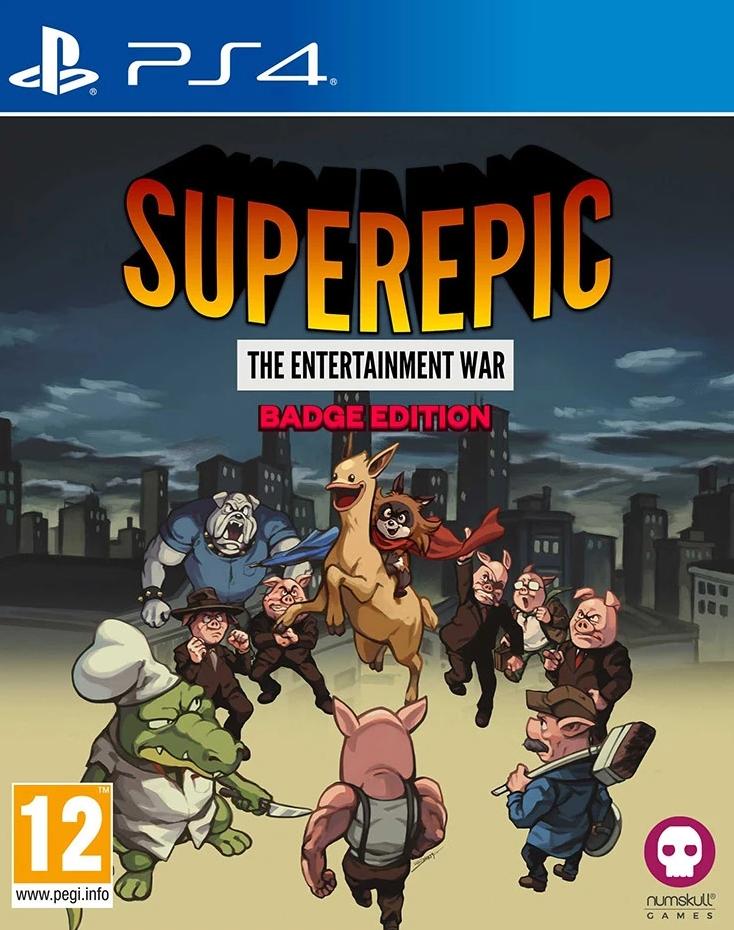 Игра SuperEpic: The Entertainment War Badge Edition (PS4)