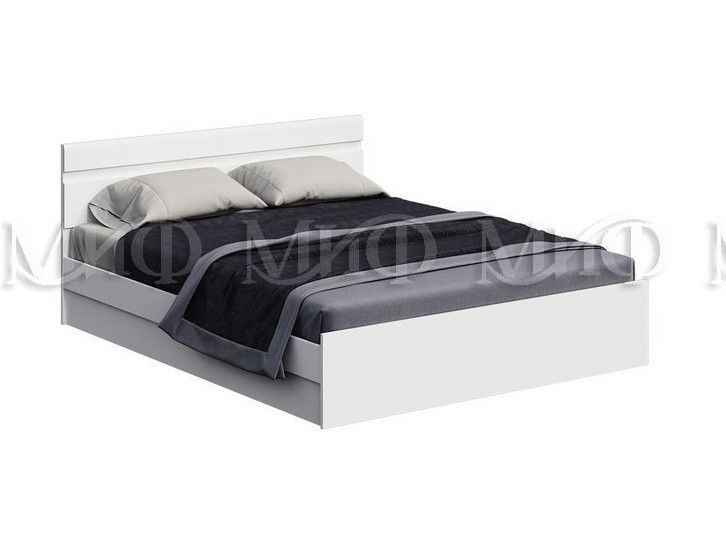 

Нэнси New МДФ Кровать 160 с ПМ, Белый, Двуспальная кровать_Ozon-НФ-00005450_