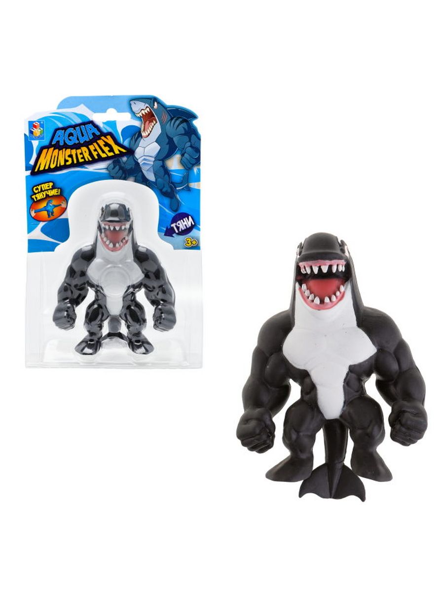 

Фигурка 1toy MONSTER FLEX AQUA Орк-Кит 14см, Т23255-2