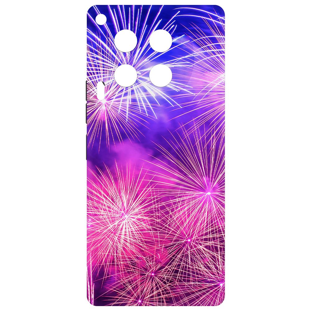 

Чехол-накладка Krutoff Soft Case Салют для TECNO Camon 30 черный