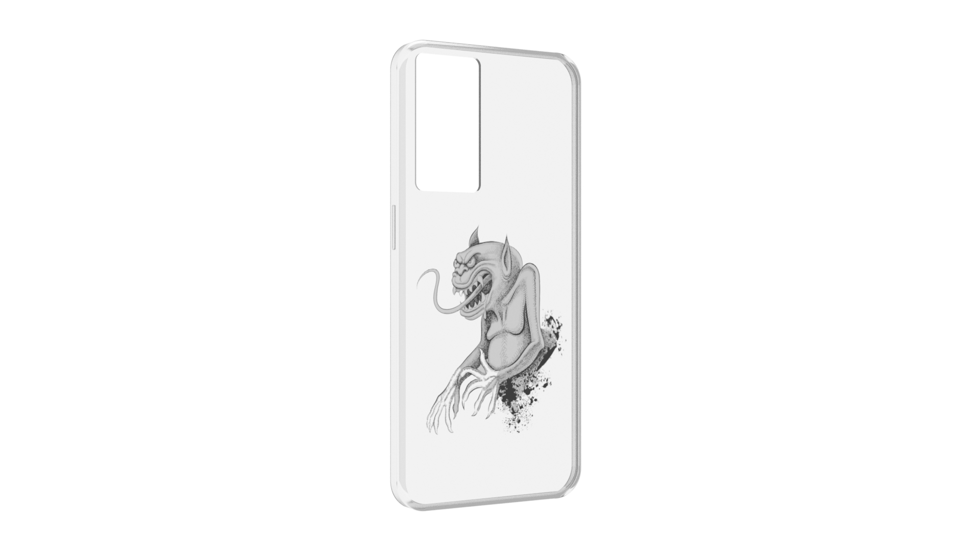 

Чехол MyPads чорт для OPPO A96 5G / Reno7 Lite / Reno 7Z / F12 Pro 5G, Прозрачный, Tocco