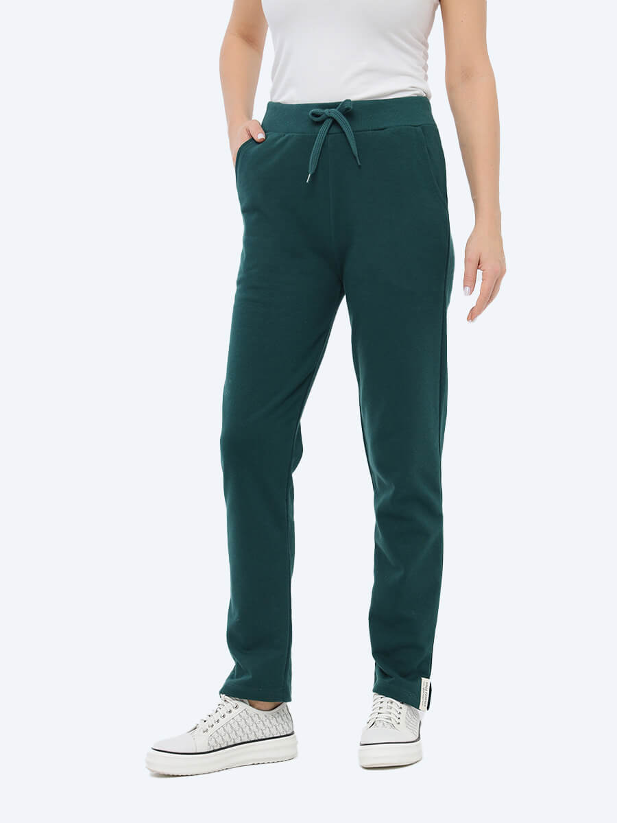 Спортивные брюки женские Vitacci TE8084-06 зеленые S
