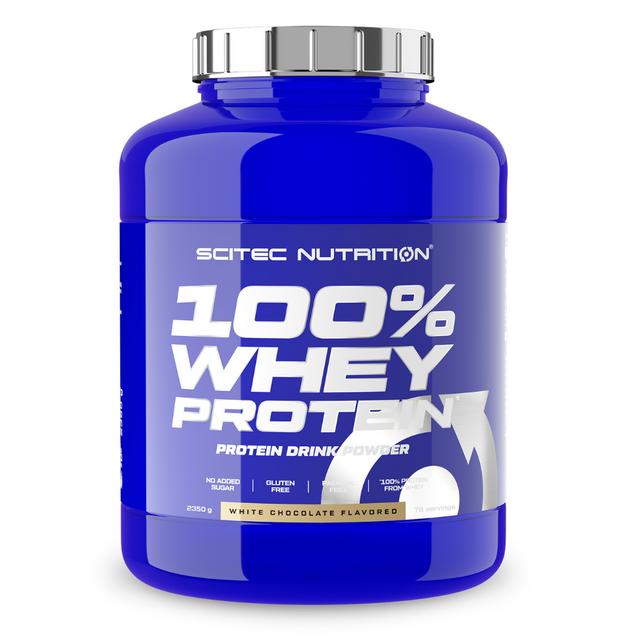 Scitec Nutrition 100% Whey Protein 2350 г, белый шоколад