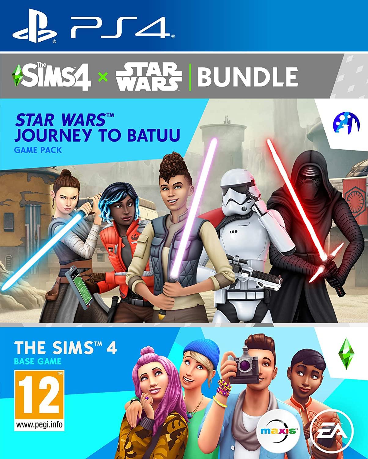 Игра The Sims 4 + Дополнение Star Wars: Путешествие на Батуу Русская Версия (PS4)