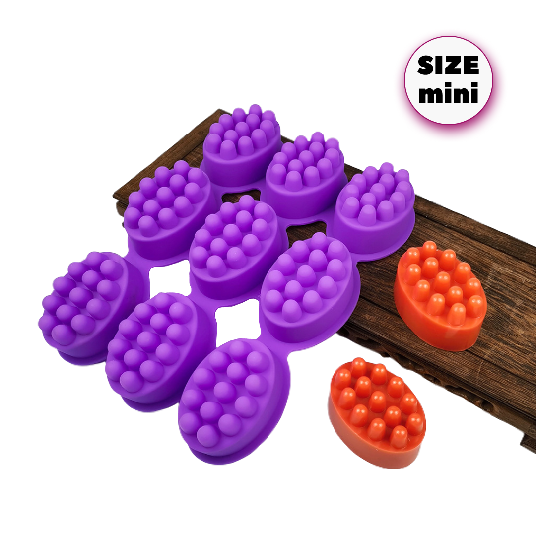 

Силиконовая форма OPSHOP Master Массажное мыло маленькое 9 шт, Массажное мыло маленькое 9