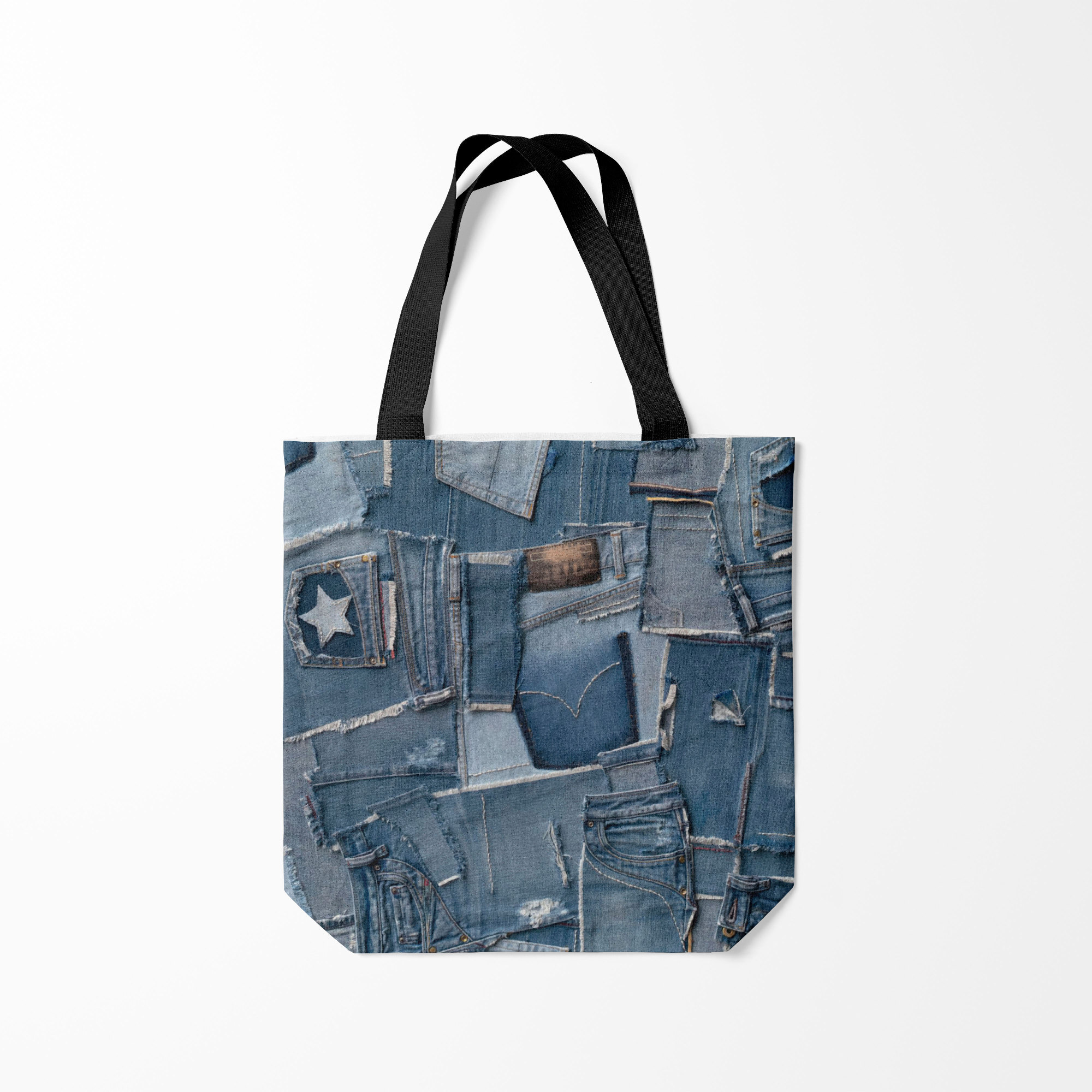 

Сумка шoппер унисекс Burnettie Jeans life, синий, Разноцветный, Jeans life