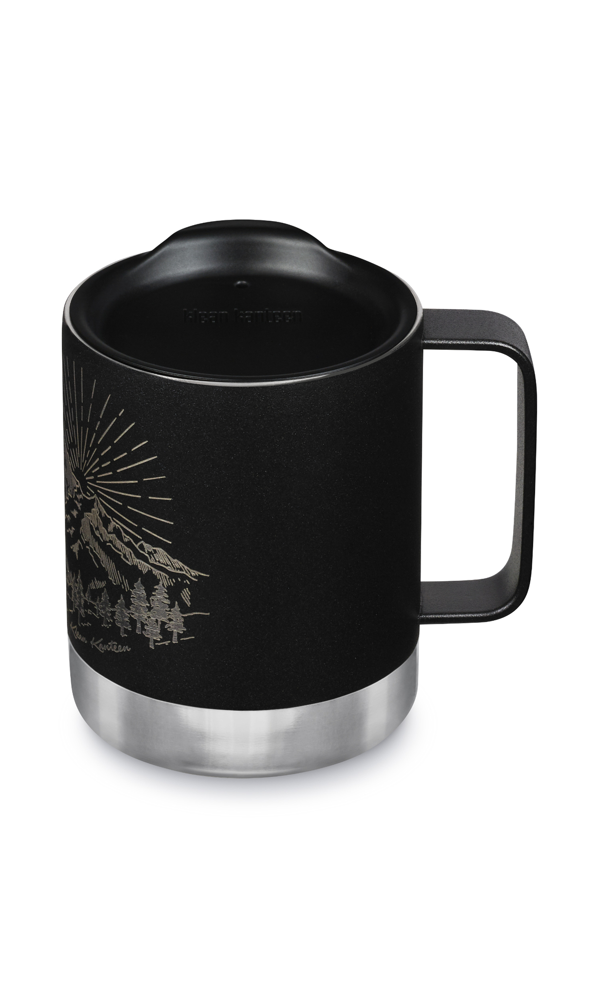 фото Термокружка klean kanteen camp mug 12oz (355 мл) mountain black