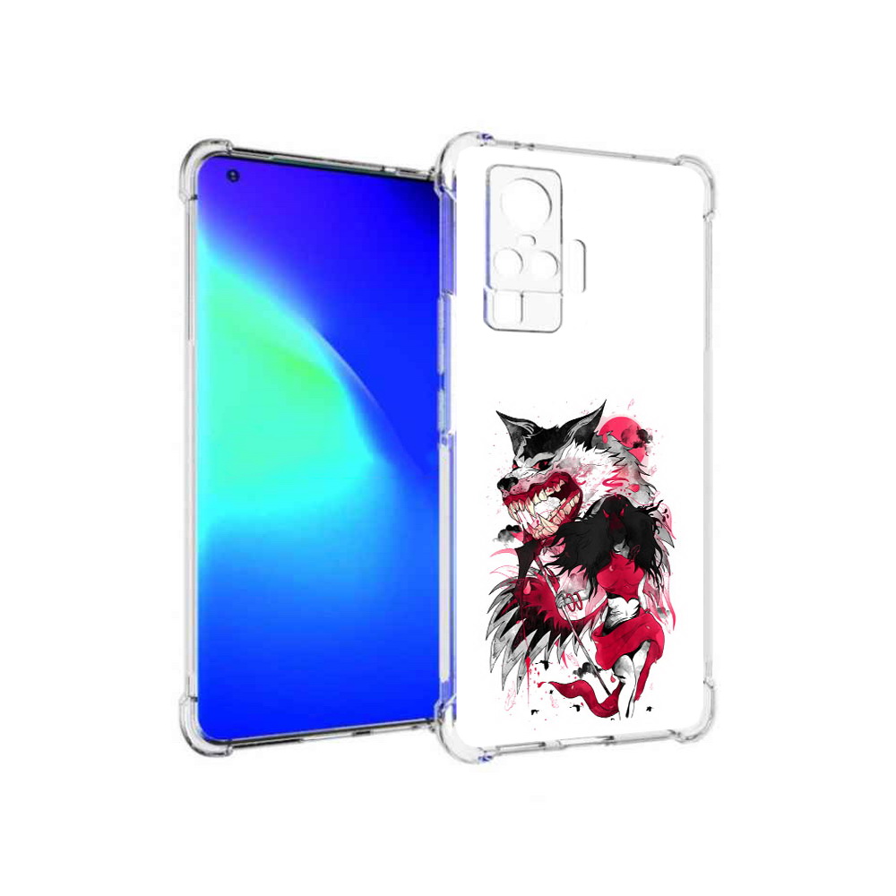 

Чехол MyPads Tocco для Vivo X50 Pro красная шапочка (PT151209.405.410), Прозрачный, Tocco