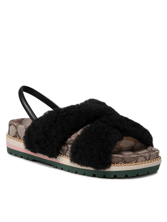 

Сандалии Tally Shearlg Sandal C5885 Coach Черный 36 EU, Tally Shearlg Sandal C5885
