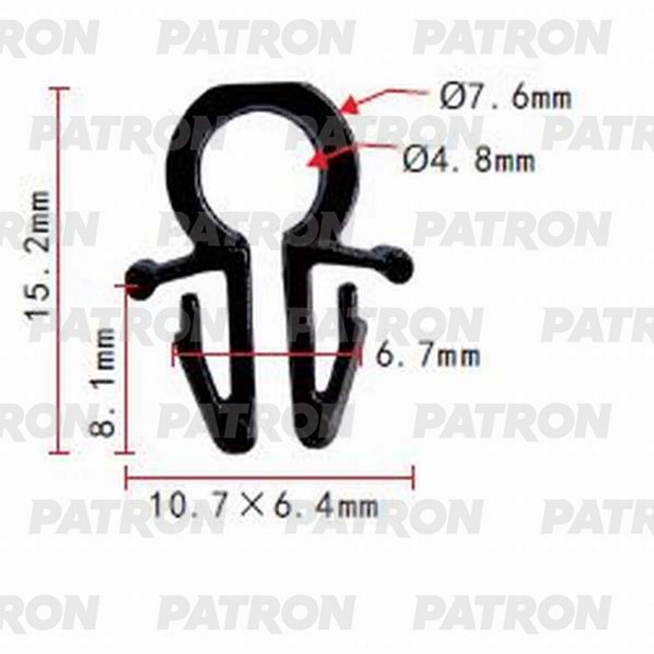 

Держатель Пластмассовый PATRON p370751