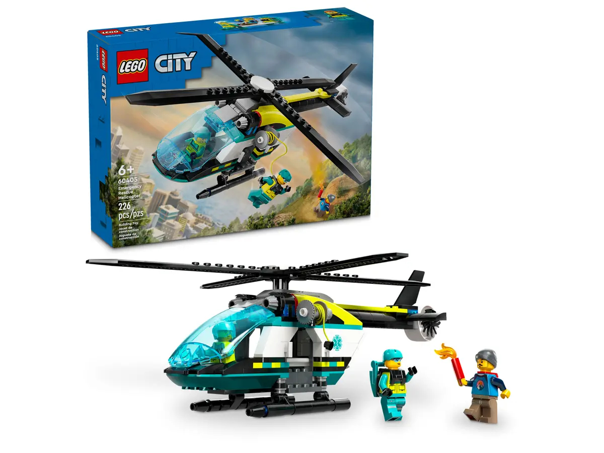 Конструктор Lego City Аварийно-спасательный вертолет, 60405