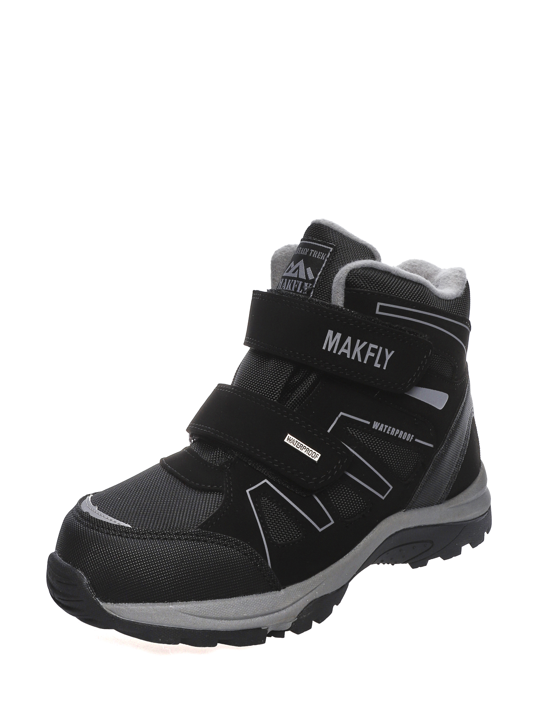 Ботинки подростковые MAKFLY 08-198-051 черный р. 37
