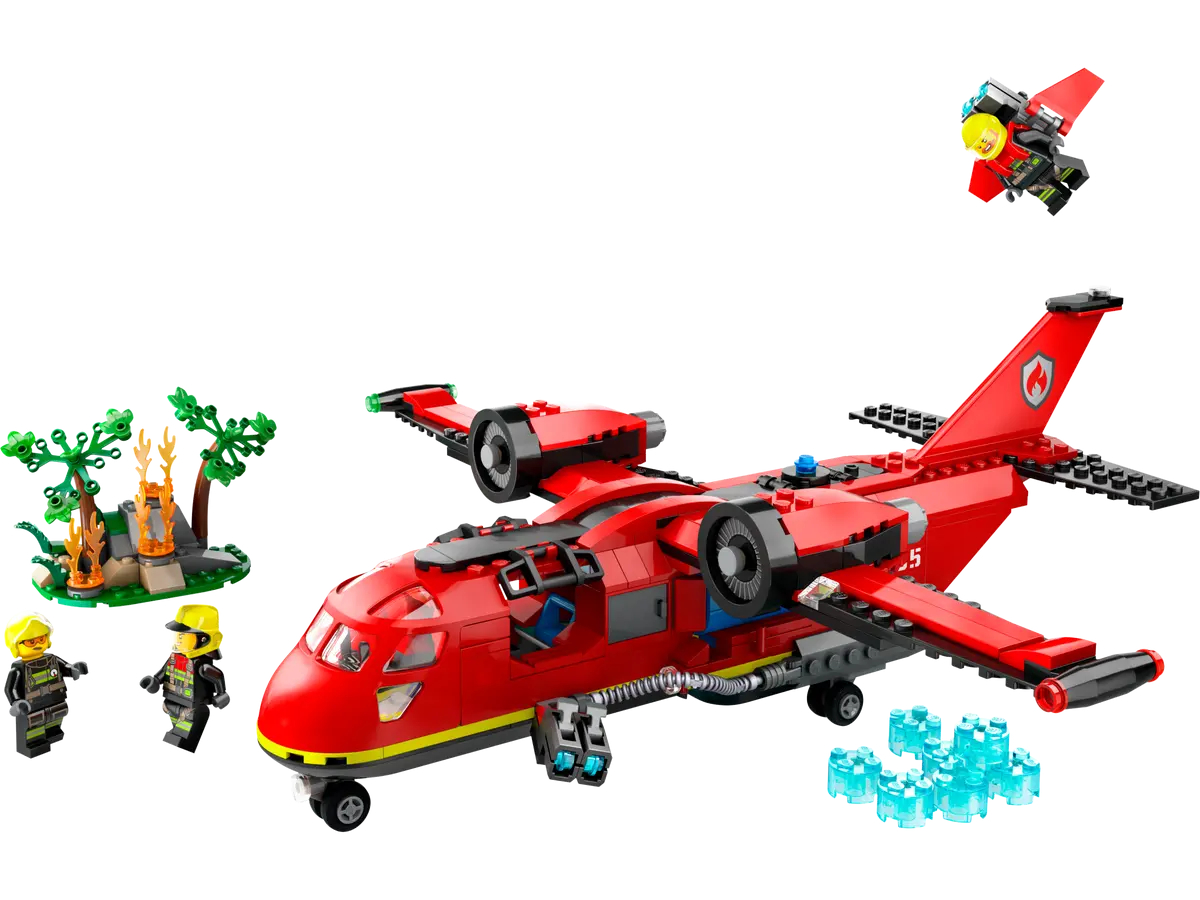 Конструктор Lego City Vehichles Fire Rescue Plane, 60413